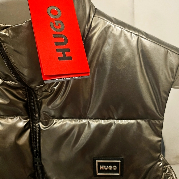 NWT HUGO BOSS Red Label, Silver vest size M - Picture 2 of 5